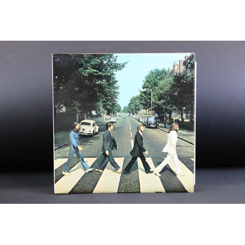 275 - Vinyl - 7 Beatles LPs to include Abbey Road (misaligned Apple), Sgt Pepper (original mono with flame... 