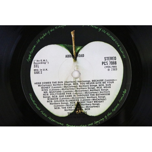 275 - Vinyl - 7 Beatles LPs to include Abbey Road (misaligned Apple), Sgt Pepper (original mono with flame... 