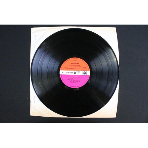 296 - Vinyl - 3 Led Zeppelin LPs to include Two (588198) Lemon Song credit to label and sleeve, Three (240... 