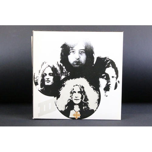 296 - Vinyl - 3 Led Zeppelin LPs to include Two (588198) Lemon Song credit to label and sleeve, Three (240... 