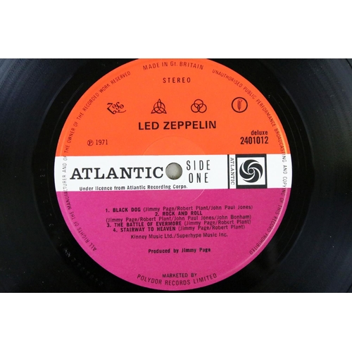 296 - Vinyl - 3 Led Zeppelin LPs to include Two (588198) Lemon Song credit to label and sleeve, Three (240... 