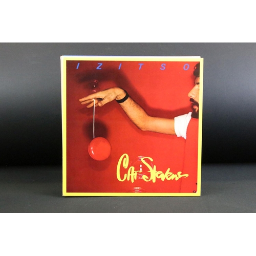 297 - Vinyl - 8 Cat Stevens LPs to include Izitso, Buddha And The Chocolate Box, Catch Bull At 4, Foreigne... 