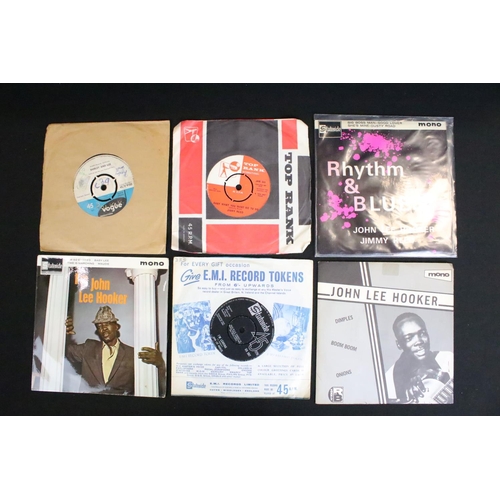 245 - Vinyl - Blues 10 7” singles and 3 EPs, to include: Shirley And Lee (Vogue records 45/V 9103) Poor, J... 