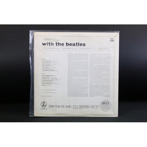 258 - Vinyl - 6 The Beatles / John Lennon LPs to include Sgt Pepper (original mono, wide spine, flame inne... 