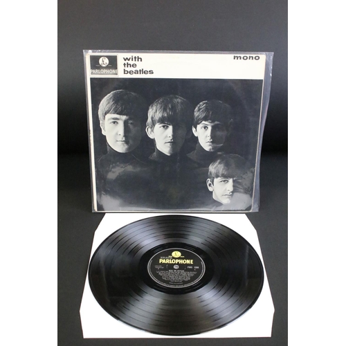 258 - Vinyl - 6 The Beatles / John Lennon LPs to include Sgt Pepper (original mono, wide spine, flame inne... 