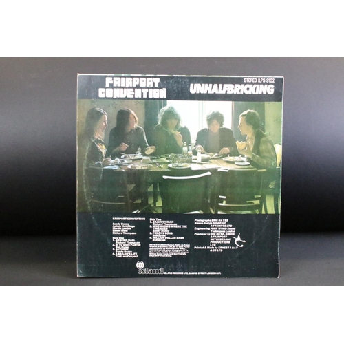 260 - Vinyl - 4 Original UK press Fairport Convention LPs to include self titled (Polydor) Ex, What We Did... 