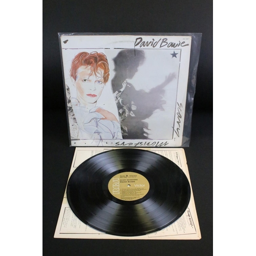 263 - Vinyl - 5 David Bowie LPs to include Heroes (with insert), Changes One, Scary Monsters (printed inne... 