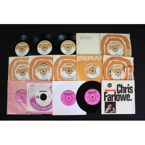 242 - Vinyl - Over 70 7” singles on Deram, Immediate and Page One Records including Mod / Psych / Beat inc... 