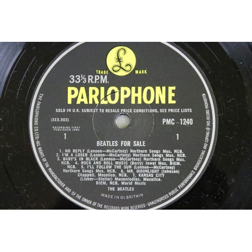 324 - Vinyl - The Beatles Beatles For Sale LP (PMC 1240) 'Sold In UK and The Parlophone Co Ltd to rim of l... 