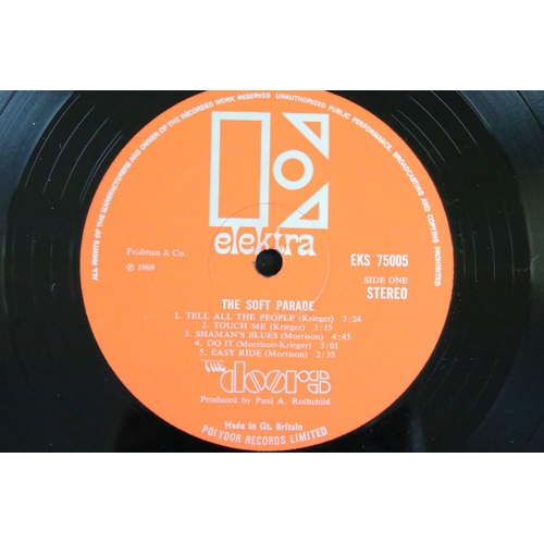 325 - Vinyl - 6 The Doors LPs to include LA Woman (Elektra 42098 A1/B1 matrices) Ex, Strange Days (EKL 404... 