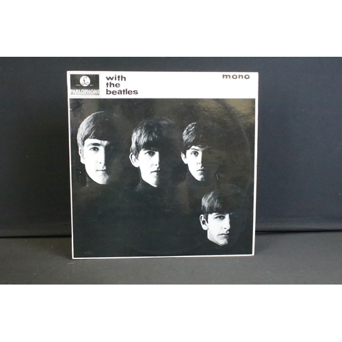 345 - Vinyl - The Beatles With The Beatles LP x 4 (PMC 1206) all have Parlophone to rim and Recording Firs... 