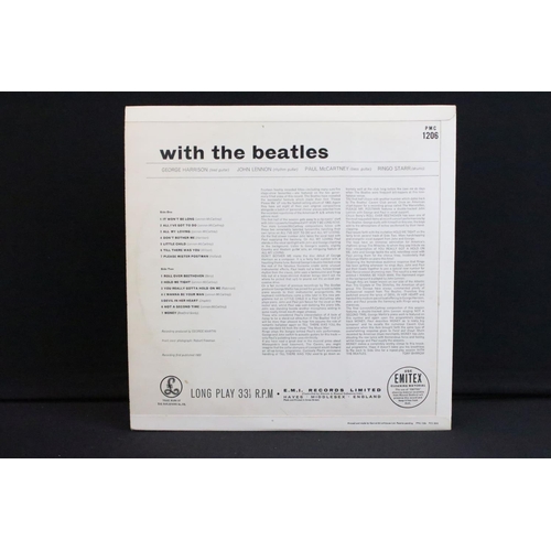 345 - Vinyl - The Beatles With The Beatles LP x 4 (PMC 1206) all have Parlophone to rim and Recording Firs... 