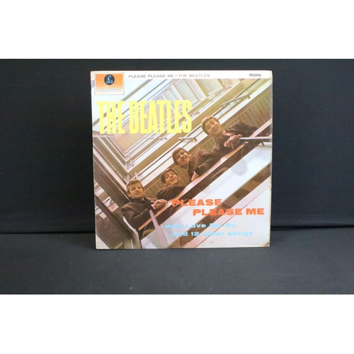 346 - Vinyl - 7 The Beatles LPs to include Please Please Me x 2, With The Beatles x 1, A Hard Days Night x... 