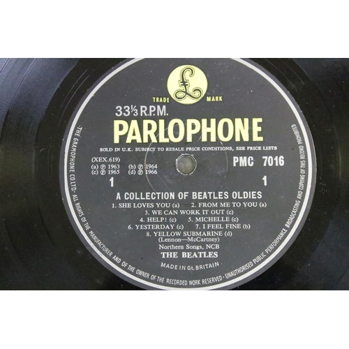 346 - Vinyl - 7 The Beatles LPs to include Please Please Me x 2, With The Beatles x 1, A Hard Days Night x... 