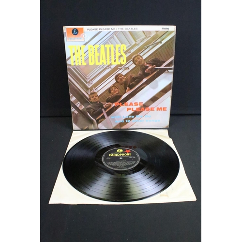 346 - Vinyl - 7 The Beatles LPs to include Please Please Me x 2, With The Beatles x 1, A Hard Days Night x... 