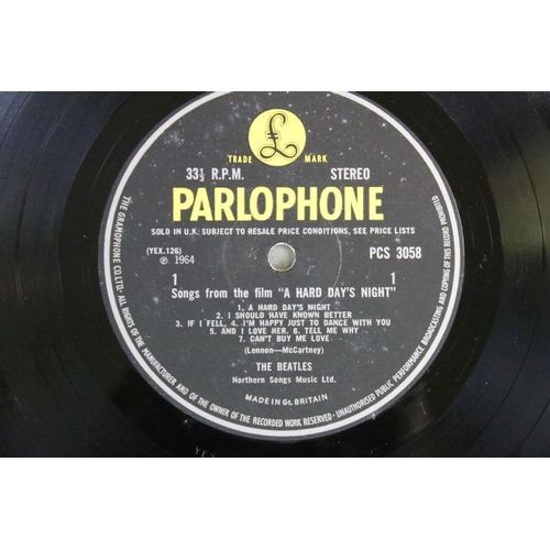 346 - Vinyl - 7 The Beatles LPs to include Please Please Me x 2, With The Beatles x 1, A Hard Days Night x... 