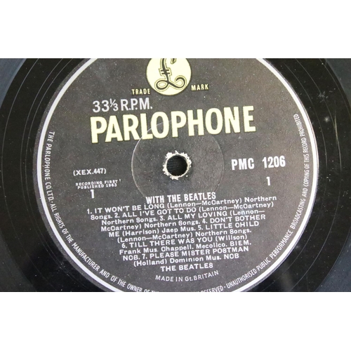 387 - Vinyl - 2 copies of The Beatles With The Beatles (PMC 1206 and PCS 3045).  The Parlophone Co Ltd and... 