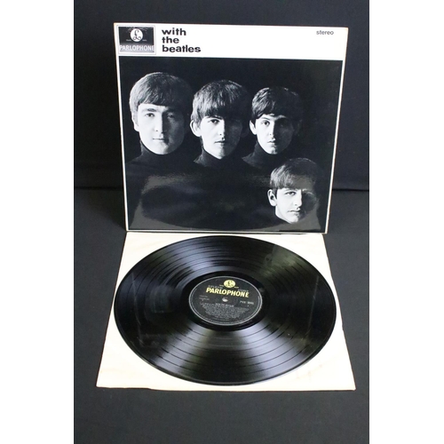 387 - Vinyl - 2 copies of The Beatles With The Beatles (PMC 1206 and PCS 3045).  The Parlophone Co Ltd and... 