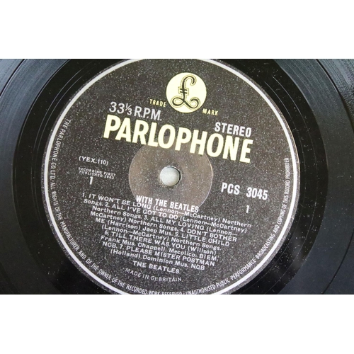 387 - Vinyl - 2 copies of The Beatles With The Beatles (PMC 1206 and PCS 3045).  The Parlophone Co Ltd and... 