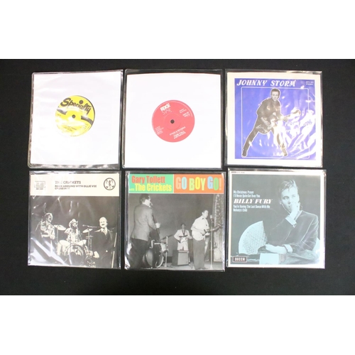 479 - Vinyl - 40 Rockabilly / Rock ’N’ Roll re-issue and 1970’s EP’s and 7” singles including demo / promo... 