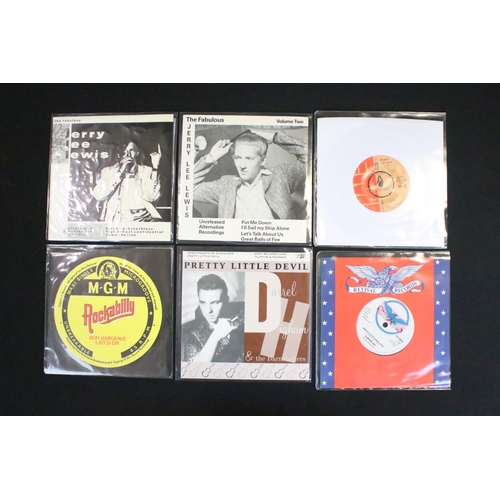 479 - Vinyl - 40 Rockabilly / Rock ’N’ Roll re-issue and 1970’s EP’s and 7” singles including demo / promo... 