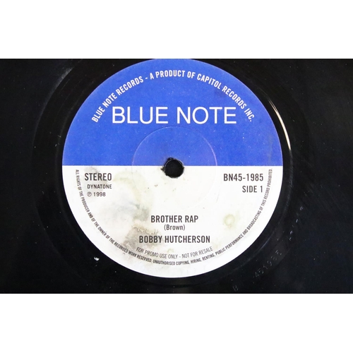 484 - Vinyl - 4 UK pressing singles on Blue Note Records to include: Baby Hutcherson / Gerald Wilson - 3 c... 