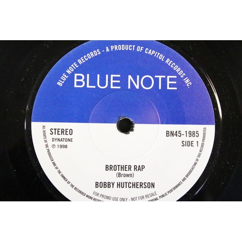 484 - Vinyl - 4 UK pressing singles on Blue Note Records to include: Baby Hutcherson / Gerald Wilson - 3 c... 