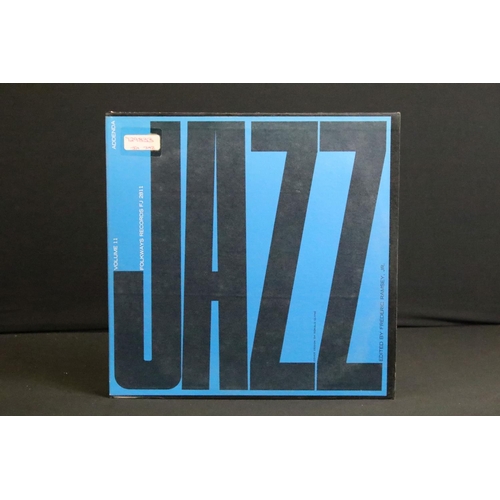 417 - Vinyl - 37 Blues and Jazz LPs, 1 box set to include Miles Davis, Big Bill Broonzy, Annie Ross, John ... 