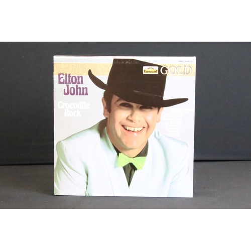 429 - Vinyl - Approx 35 Elton John LPs spanning his career including foreign pressings along with the Live... 