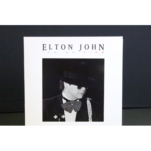 429 - Vinyl - Approx 35 Elton John LPs spanning his career including foreign pressings along with the Live... 