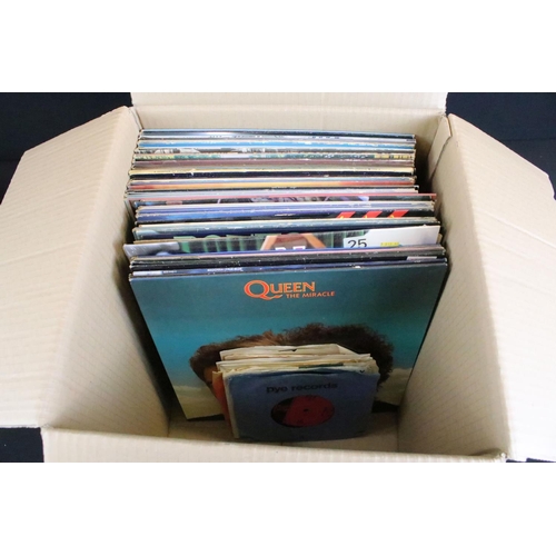 438 - Vinyl - Approx 40 Rock & Pop LPs along with a small selection of 12