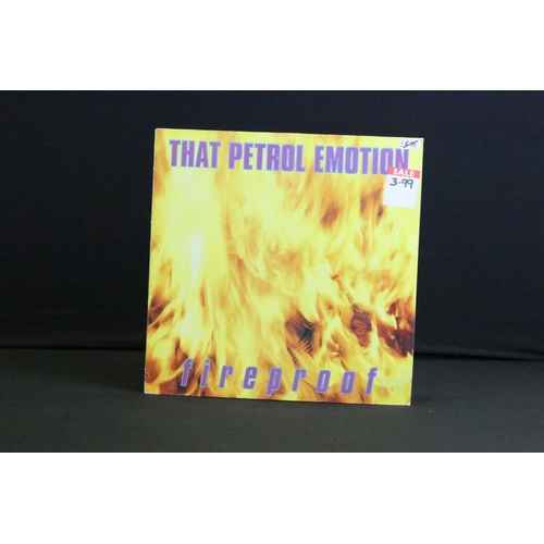 554 - Vinyl - 7 That Petrol Emotion LPs and 13 x 12