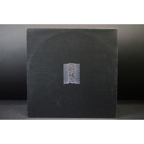 55 - Vinyl - Joy Division Unknown Pleasures on Factory FACT 10.  Textured sleeve Vg+, Vinyl has light hai... 