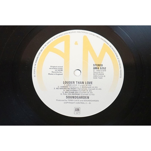 62 - Vinyl - Soundgarden Louder Than Love LP on A&M Records AMA 5252 sleeve Vg, Vinyl Ex, and The Day I T... 