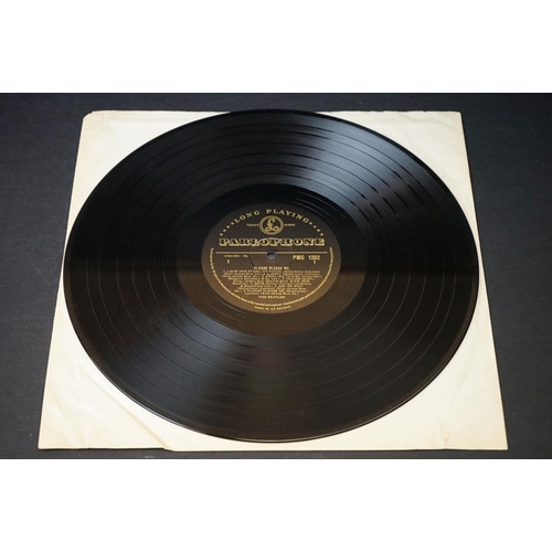 1 - Vinyl - The Beatles Please Please Me LP (PMC 1202).  Black & gold label with Dick James credit for I... 