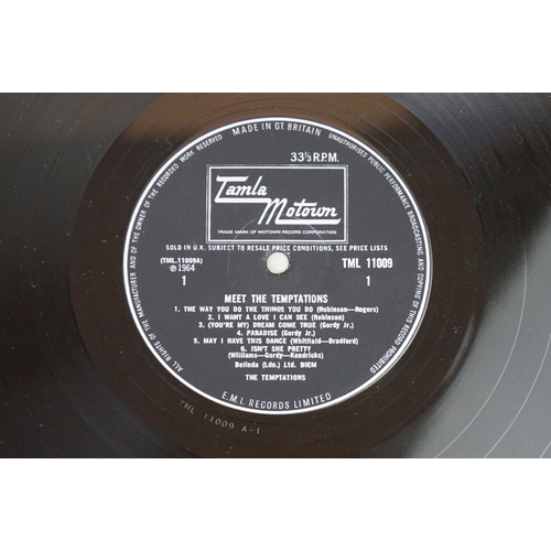 19 - Vinyl - The Temptations – Meet The Temptations on Tamla Motown TML 11009.  Flipback sleeve, Emitex i... 