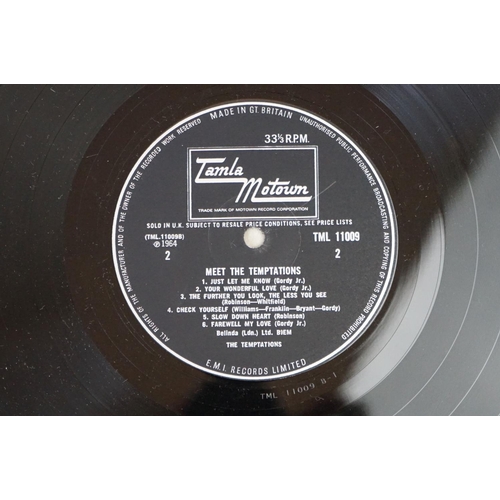 19 - Vinyl - The Temptations – Meet The Temptations on Tamla Motown TML 11009.  Flipback sleeve, Emitex i... 