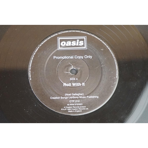 25 - Vinyl - 2 Oasis single sided 12