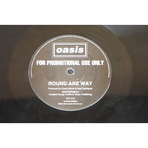 25 - Vinyl - 2 Oasis single sided 12