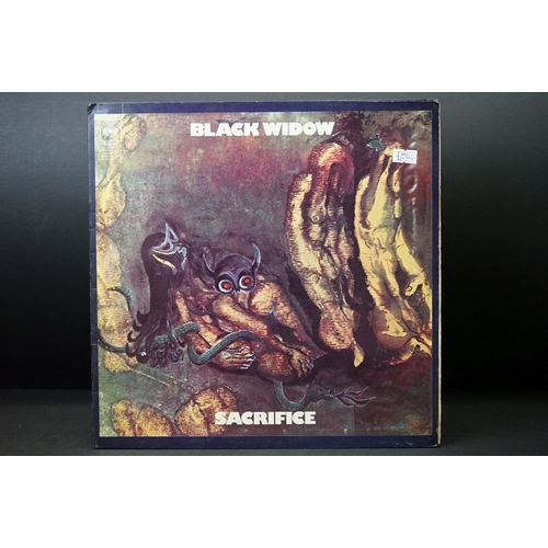 36 - Vinyl - Black Widow Sacrifice LP on CBS 63948.  Vg