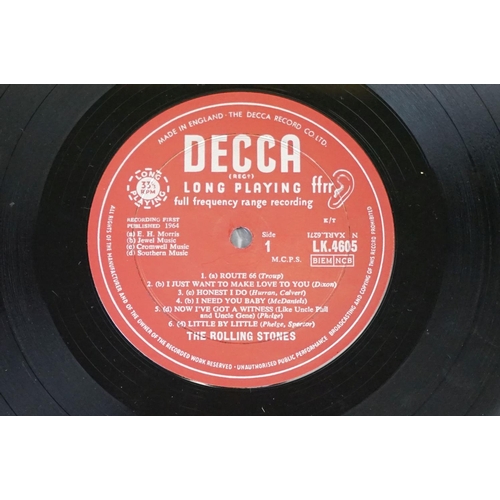 6 - Vinyl - The Rolling Stones No.1 on Decca LK 4605.  Red unboxed Decca label.  -2A / -3A matrices.  I ... 