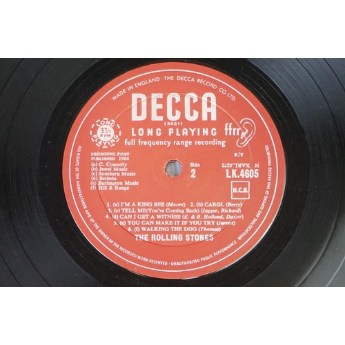 6 - Vinyl - The Rolling Stones No.1 on Decca LK 4605.  Red unboxed Decca label.  -2A / -3A matrices.  I ... 