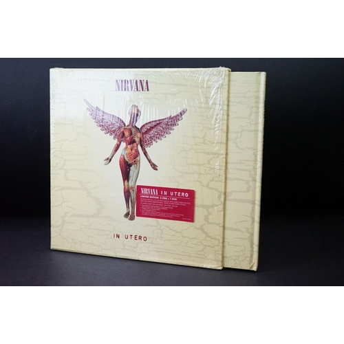 69 - CDs - Nirvana In Utero ltd edition 3CD + DVD box set (00602537462445).  Ex in open shrink.