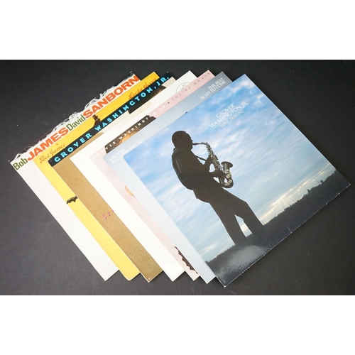 444 - Vinyl - Over 70 LPs including mainly Soul Jazz with a few blues to include James Blood Ulmer, Grover... 