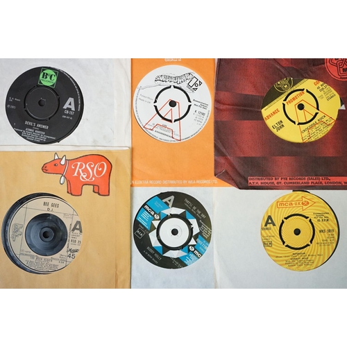 450 - Vinyl -  Over 30 Rock / Pop demo promo 7” singles to include: Elton John, The Knickerbockers, Murray... 