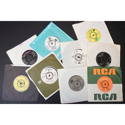 450 - Vinyl -  Over 30 Rock / Pop demo promo 7” singles to include: Elton John, The Knickerbockers, Murray... 