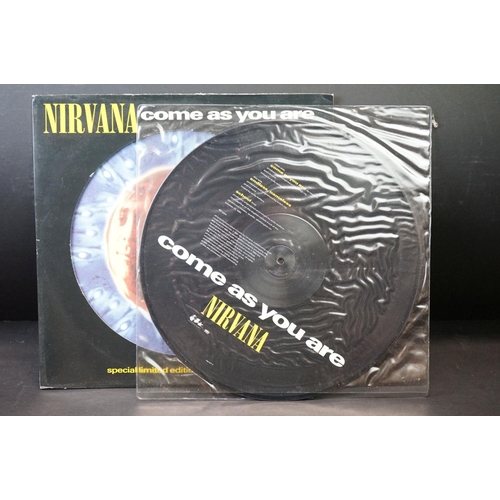 569 - Vinyl - 2 Nirvana LPs and 2 12