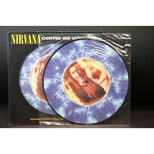 569 - Vinyl - 2 Nirvana LPs and 2 12