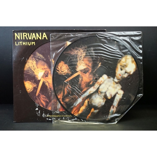 569 - Vinyl - 2 Nirvana LPs and 2 12