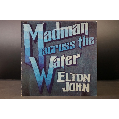 354 - Vinyl - 7 Elton John LPs to include Madman Across The Water, Tumbleweed Connection (booklet attached... 